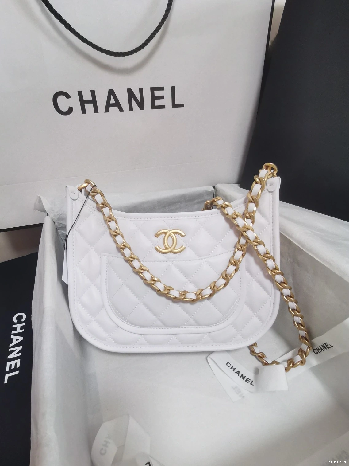 Firstbag Ru HANDBAG-20*24*6cm HOBO CHANEL 0709